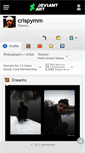 Mobile Screenshot of crispymm.deviantart.com