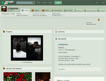 Tablet Screenshot of crispymm.deviantart.com