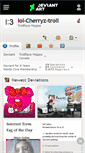 Mobile Screenshot of lol-cherryz-troll.deviantart.com