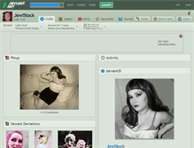 Tablet Screenshot of jewlstock.deviantart.com