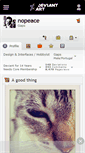 Mobile Screenshot of nopeace.deviantart.com