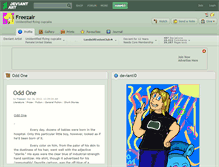 Tablet Screenshot of freezair.deviantart.com