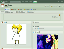 Tablet Screenshot of faia-kitsune.deviantart.com