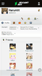 Mobile Screenshot of harumix.deviantart.com
