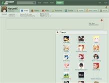 Tablet Screenshot of harumix.deviantart.com