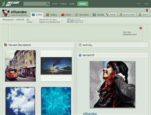 Tablet Screenshot of ellisandee.deviantart.com