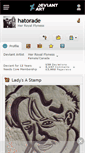 Mobile Screenshot of hatorade.deviantart.com