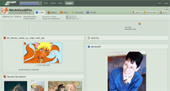 Desktop Screenshot of narutokyuubifox.deviantart.com