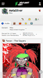 Mobile Screenshot of metasilver.deviantart.com