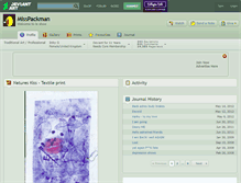 Tablet Screenshot of misspackman.deviantart.com