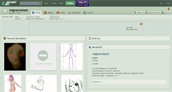 Desktop Screenshot of mignonnebani.deviantart.com