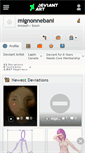 Mobile Screenshot of mignonnebani.deviantart.com