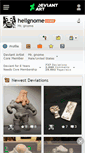 Mobile Screenshot of hellgnome.deviantart.com