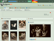 Tablet Screenshot of hellgnome.deviantart.com