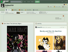 Tablet Screenshot of piddies0709.deviantart.com