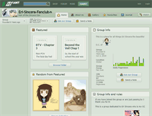 Tablet Screenshot of eri-sincera-fanclub.deviantart.com