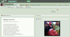 Desktop Screenshot of photoshopphreek.deviantart.com