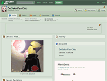 Tablet Screenshot of deisaku-fan-club.deviantart.com