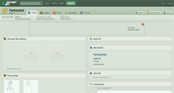 Desktop Screenshot of fantasykat.deviantart.com
