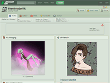 Tablet Screenshot of irkeninvaderkit.deviantart.com