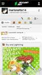 Mobile Screenshot of marionette14.deviantart.com