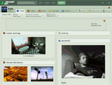 Tablet Screenshot of kytx.deviantart.com