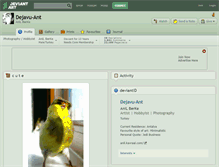Tablet Screenshot of dejavu-ant.deviantart.com