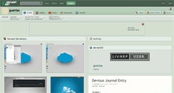 Desktop Screenshot of guantas.deviantart.com