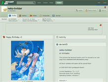 Tablet Screenshot of neko-twister.deviantart.com