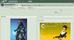 Desktop Screenshot of conceptualmachina.deviantart.com