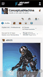 Mobile Screenshot of conceptualmachina.deviantart.com