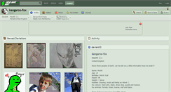 Desktop Screenshot of kangaroo-fox.deviantart.com