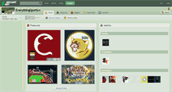 Desktop Screenshot of everythingsports.deviantart.com