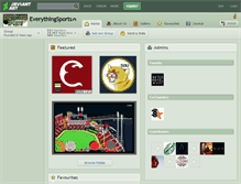 Tablet Screenshot of everythingsports.deviantart.com