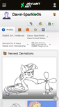 Mobile Screenshot of dawn-sparkle06.deviantart.com