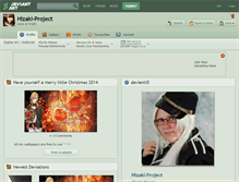 Tablet Screenshot of hizaki-project.deviantart.com