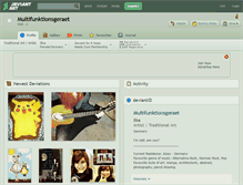 Tablet Screenshot of multifunktionsgeraet.deviantart.com