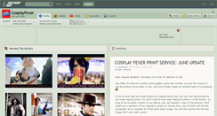 Desktop Screenshot of cosplayfever.deviantart.com