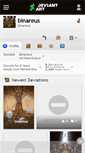 Mobile Screenshot of binareus.deviantart.com