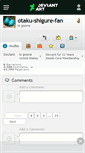 Mobile Screenshot of otaku-shigure-fan.deviantart.com