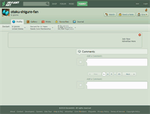 Tablet Screenshot of otaku-shigure-fan.deviantart.com