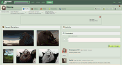 Desktop Screenshot of kirema.deviantart.com