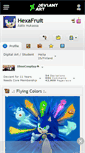 Mobile Screenshot of hexafruit.deviantart.com