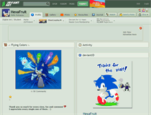 Tablet Screenshot of hexafruit.deviantart.com