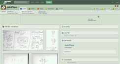 Desktop Screenshot of jadedtopaz.deviantart.com