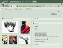 Tablet Screenshot of nrstar.deviantart.com