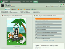Tablet Screenshot of fullnight.deviantart.com