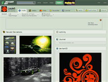 Tablet Screenshot of louies.deviantart.com