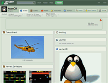 Tablet Screenshot of kramco.deviantart.com