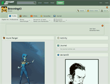 Tablet Screenshot of browning43.deviantart.com